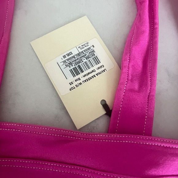 NWT High Waisted Hot Pink Swimsuit - Picture 3 of 6